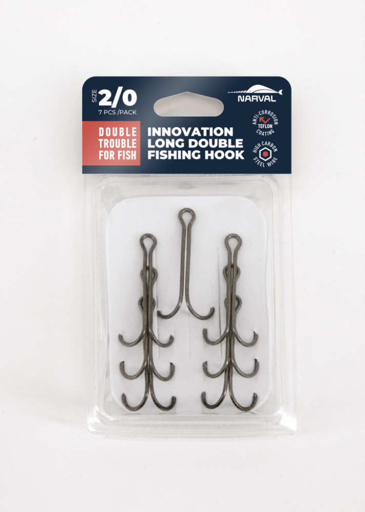 Крючок двойной Narval Long Double Trouble