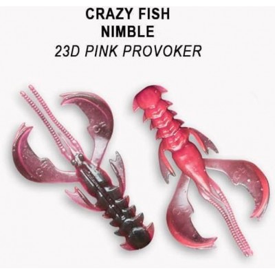 Приманка мягкая Crazy Fish Nimble 2,5 44-65-23d-6