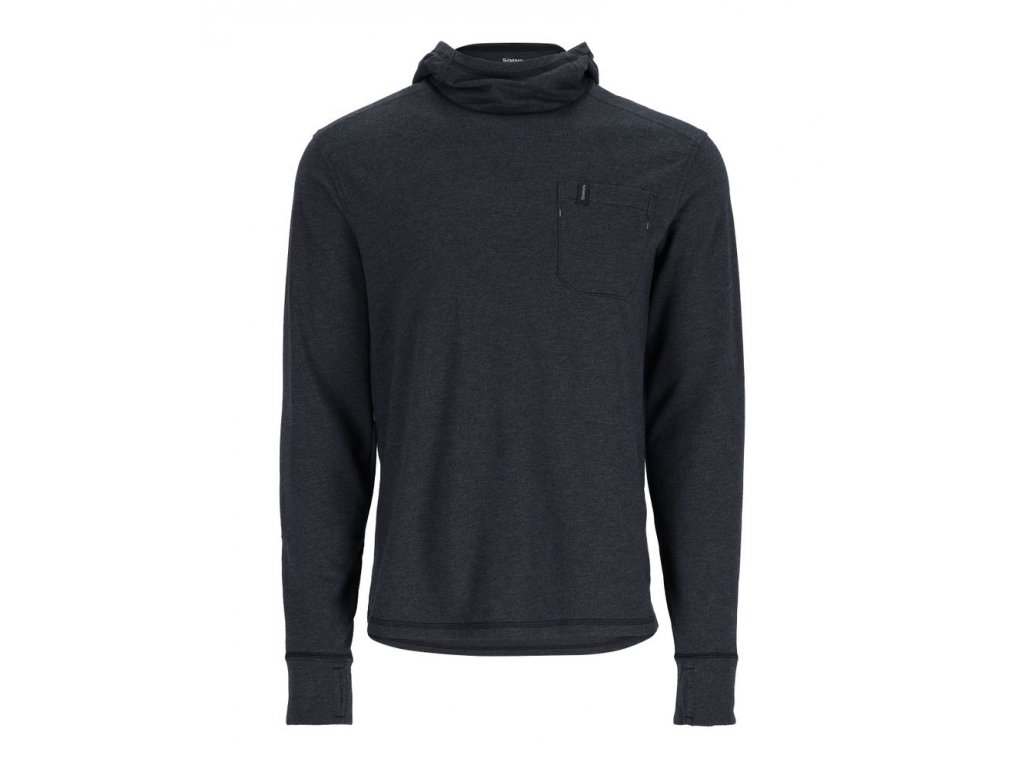 Толстовка Simms Henry's Fork Hoody Black Heather 1