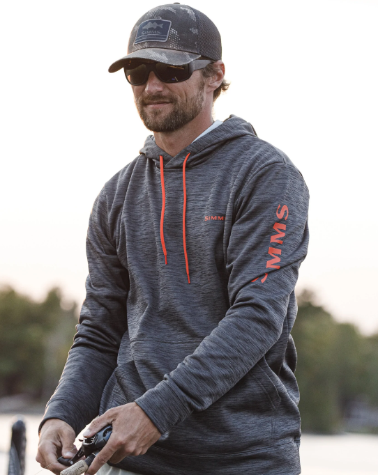 Толстовка Simms Challenger Full-Zip Hoody Carbon Heather 2