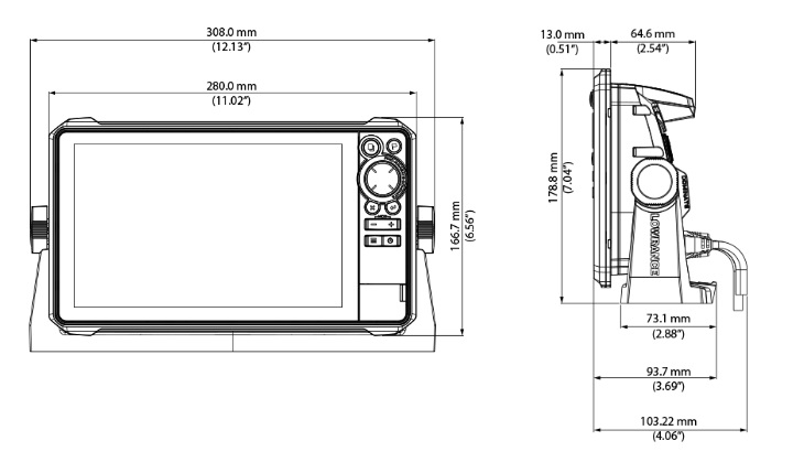 Эхолот Lowrance HDS-9 LIVE PRO 4