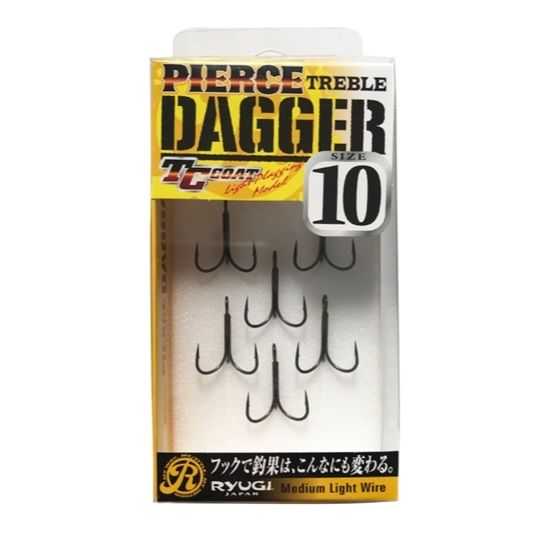 Крючок Ryugi Pierce Treble Dagger TC Coast