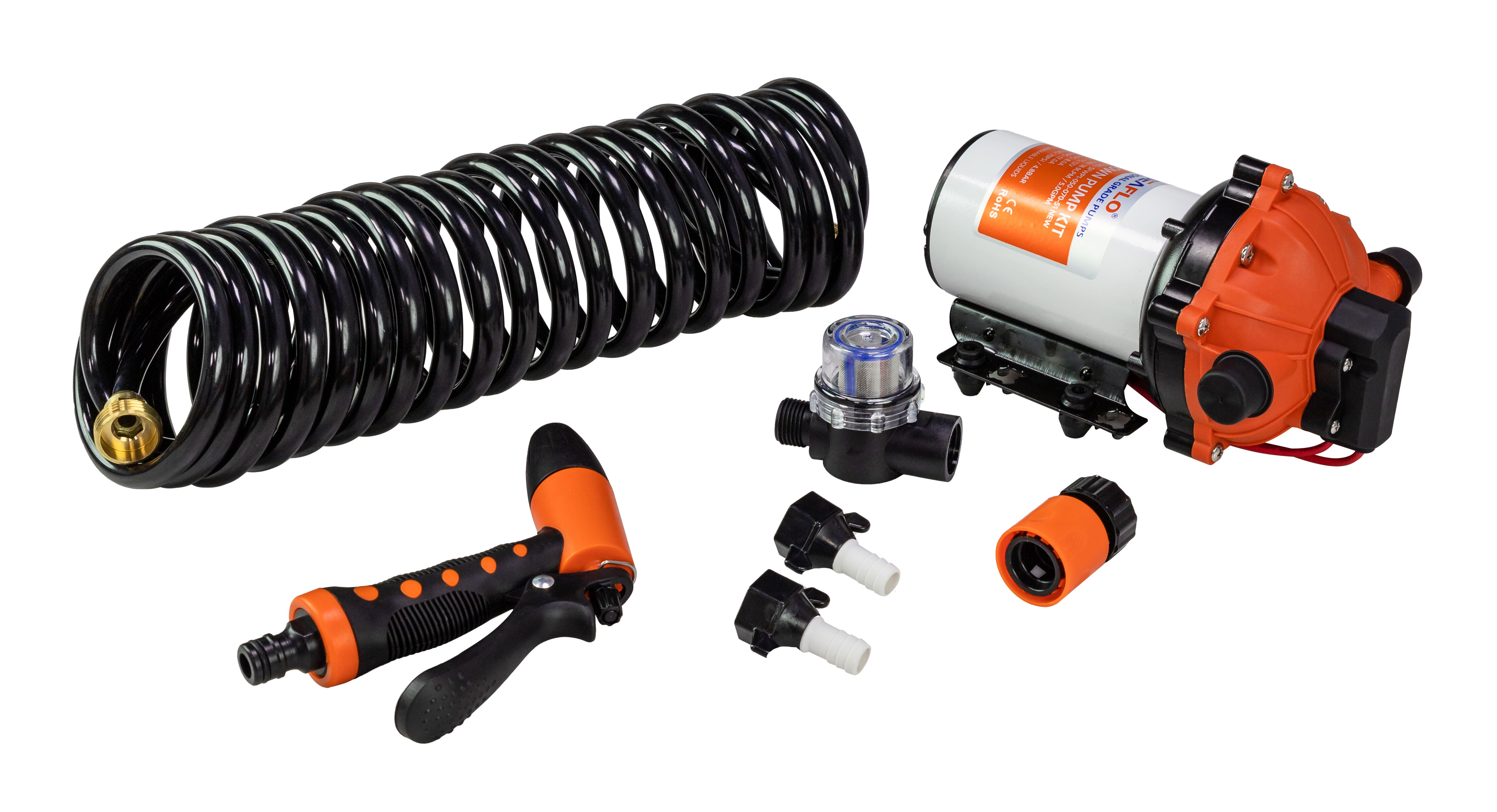 Комплект помывочный SeaFlo, 12 В, 18