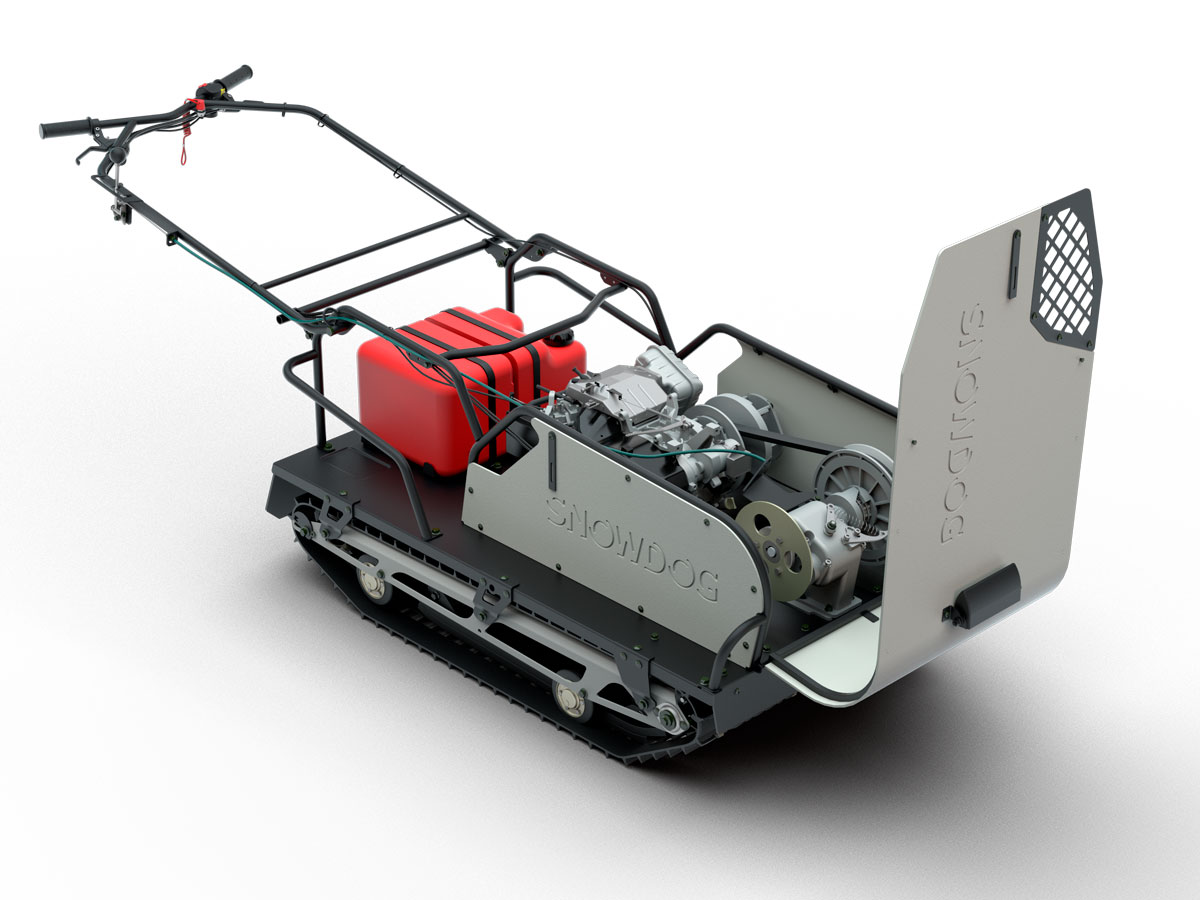 Мотобуксировщик Snowdog Twin Track Z620 Pro 4