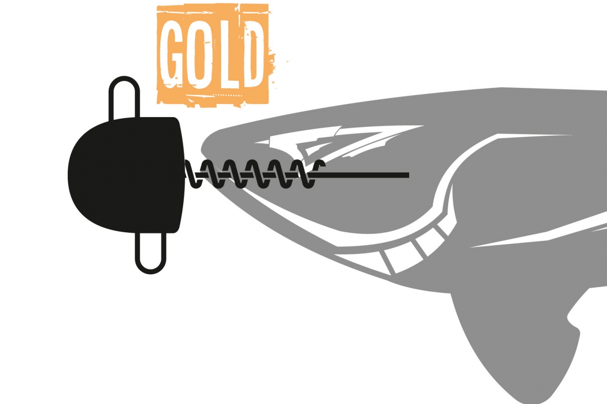 Груз XBaits X Sinker's GOLD Графит2