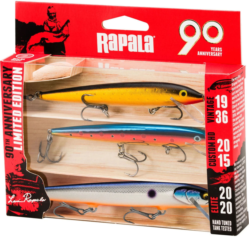 Воблер Rapala Floater Big Naturistic набор 90 лет