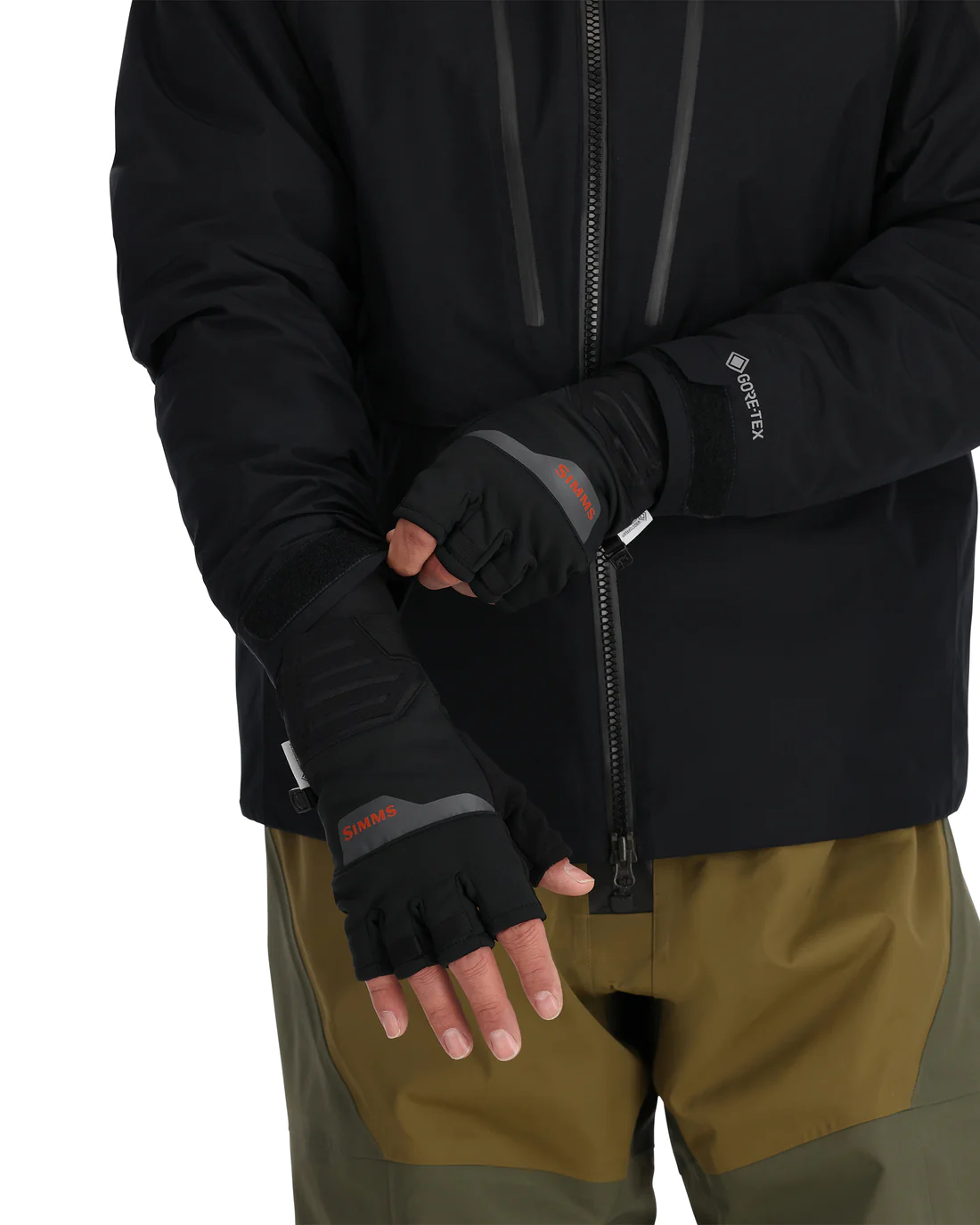 Перчатки Simms Windstopper Half-Finger 3