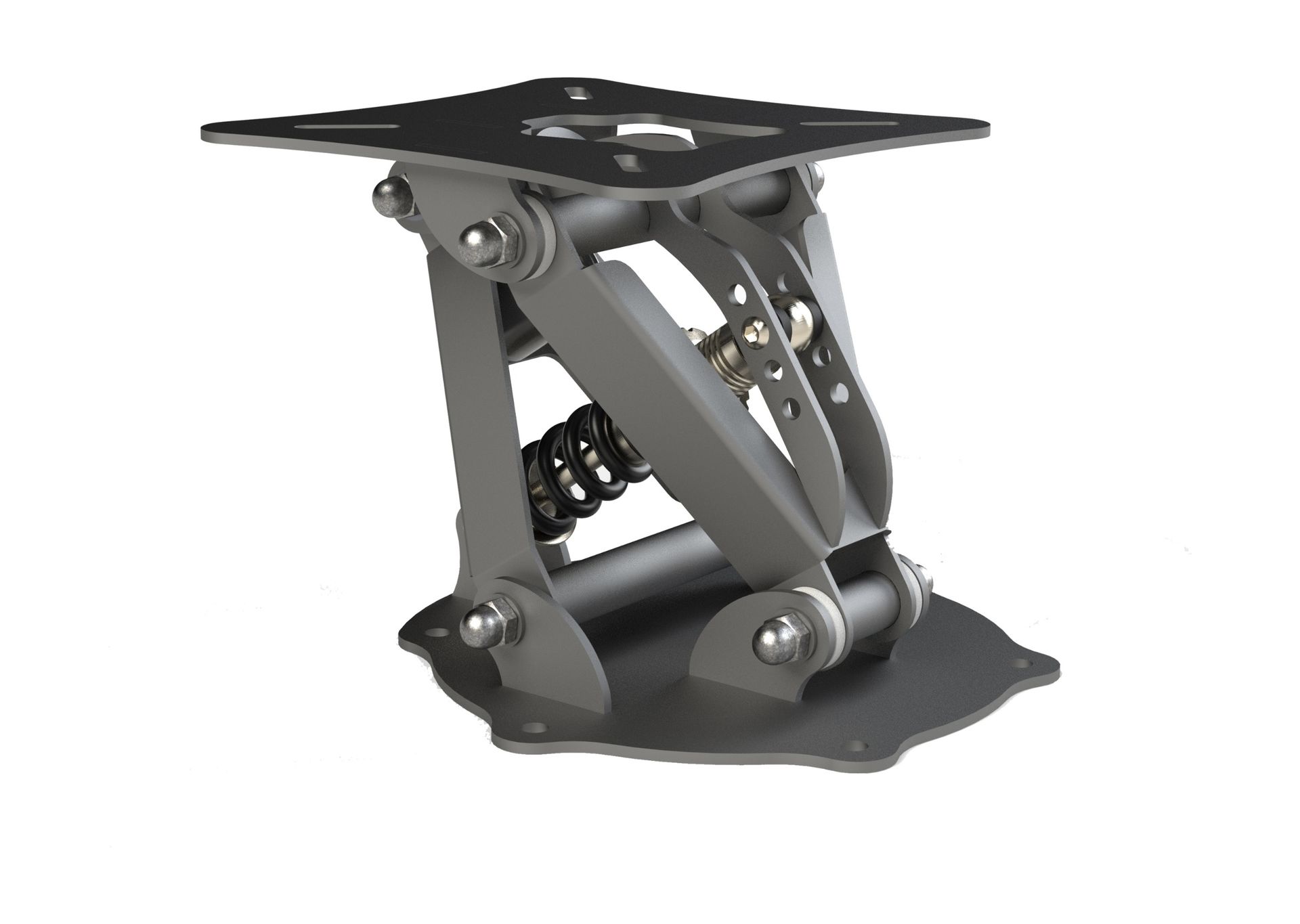 Стойка амортизационная Практик 200 v2, оцинкованная, окрашенная