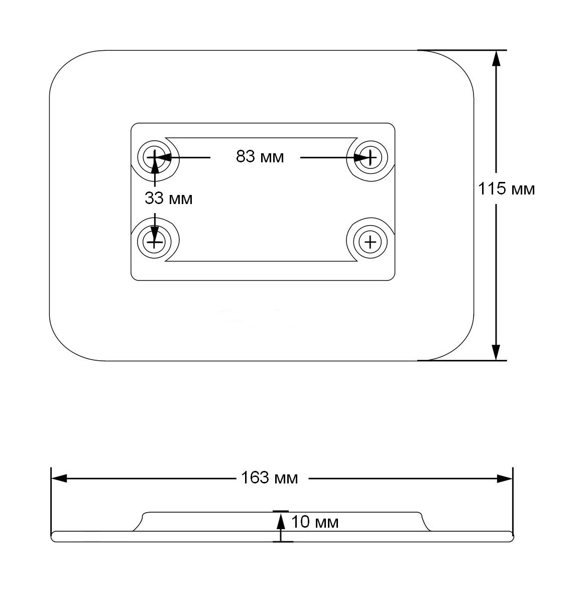 Крепление-переходник для ПВХ CFMT311B 2