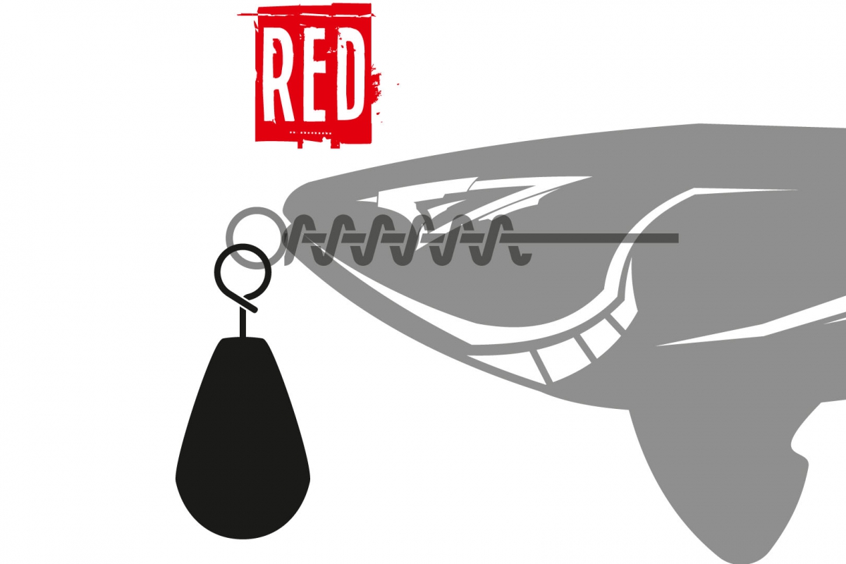 Груз XBaits X Sinker's RED Графит 2