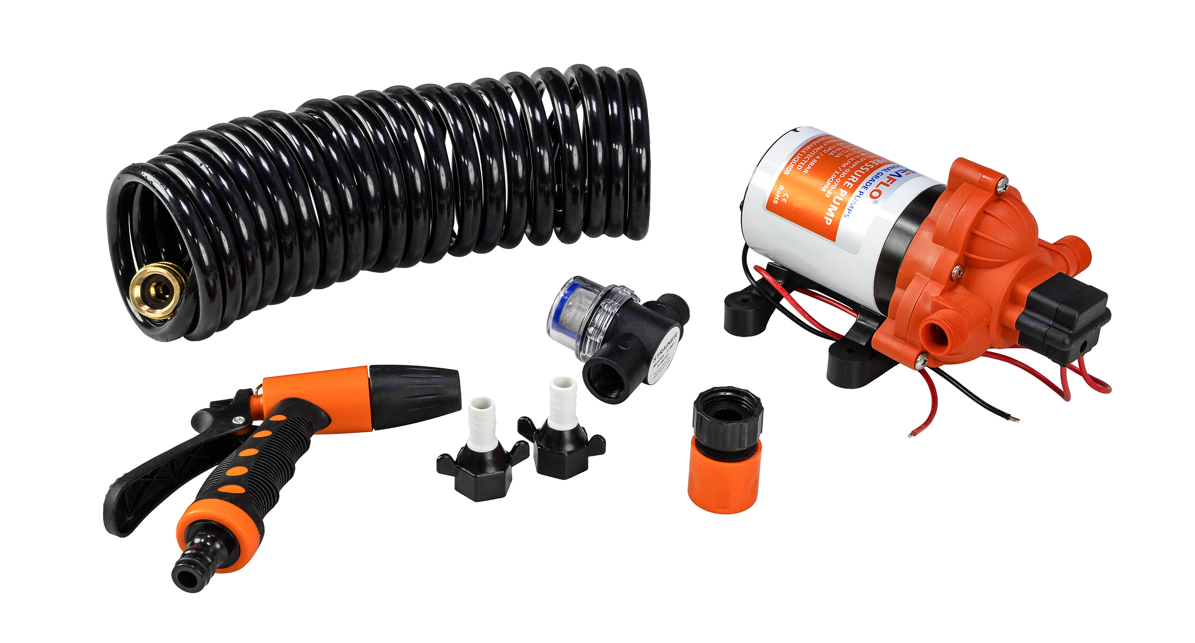 Комплект помывочный SeaFlo, 12 В, 11