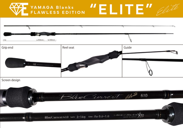 Спиннинг Yamaga Blanks Blue Current 610 Elite