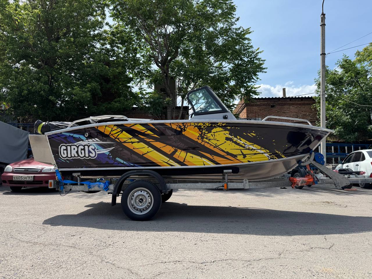 Лодка алюминиевая Girgis 440 фиш 1