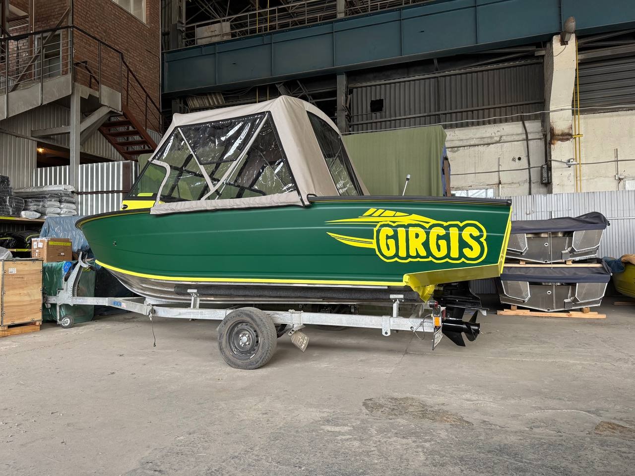 Лодка алюминиевая Girgis 470 3