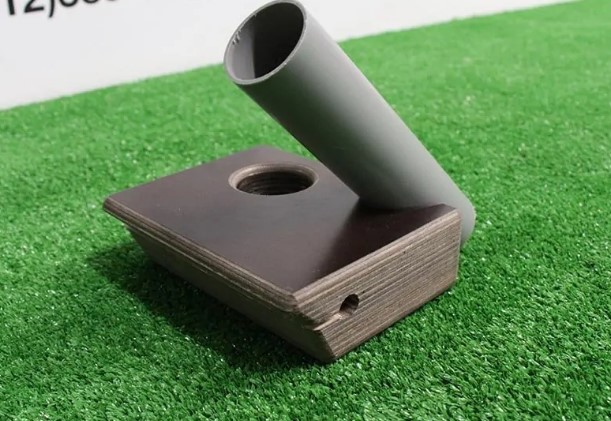 Универсальный крепежный блок под спиннинг с пластиковой трубкой