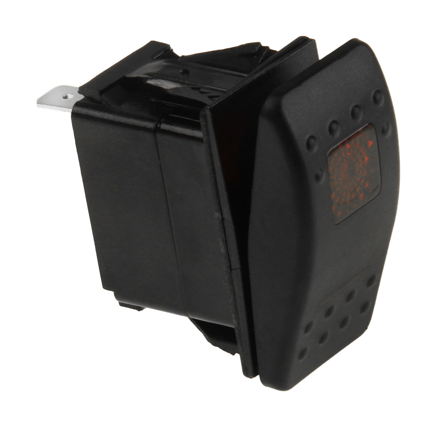 Переключатель трехпозиционный ON-OFF-ON 12В-20А 4Р с подсветкой