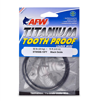 Картинка: поводочный материал toothproof titanium 