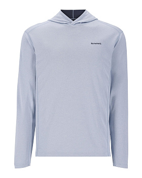 Картинка: футболка simms bugstopper hoodie steel blue heather