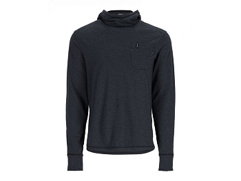Картинка: толстовка simms henry's fork hoody black heather