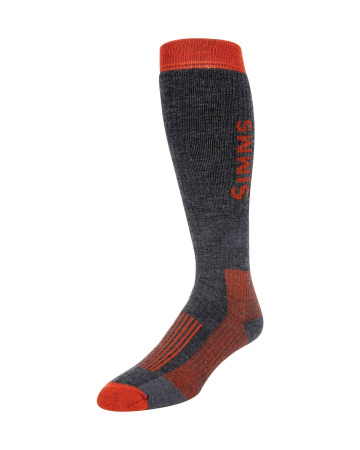 Термоноски Simms Merino Midweight OTC Sock Carbon