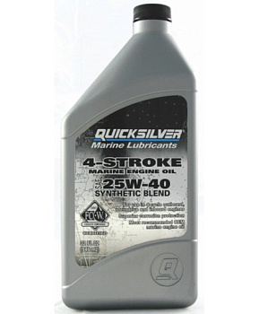 Картинка: масло quicksilver 4t 25w40