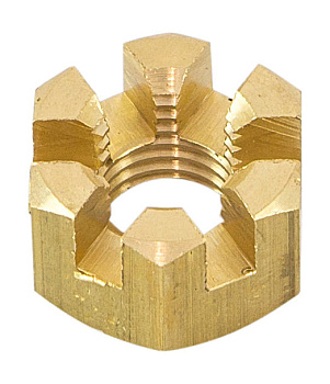 Картинка: гайка корончатая на гребной вал yamaha 6-15/f6-f20 omax