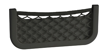 Картинка: карман накладной с сеткой osculati 250x115x30 мм, черный