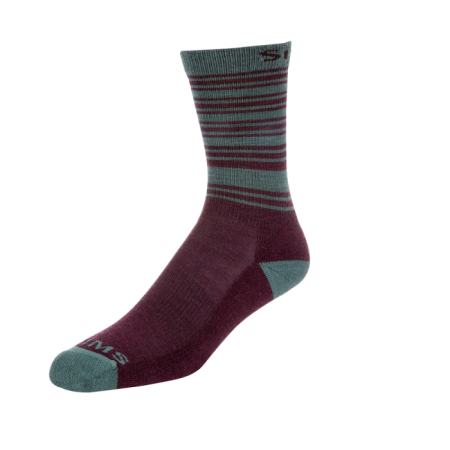 Термоноски Simms Women's Merino Lightweight Hiker Sock Garnet
