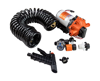 Картинка: комплект помывочный seaflo, 12 в, 18.9 л/мин, 4.8 бар