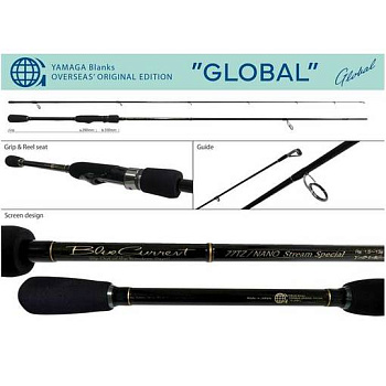 Картинка: спиннинг yamaga blanks blue current 77/tz nano stream-special global 
