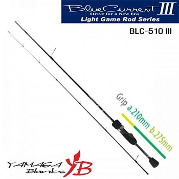Картинка: спиннинг yamaga blanks blue current iii 510