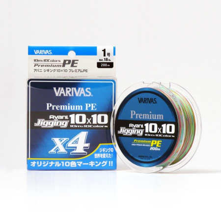 Шнур Varivas Avani Jigging 10x10 Premium PE X4 200m