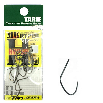 Картинка: одинарный крючок yarie №729 mk hook hyper