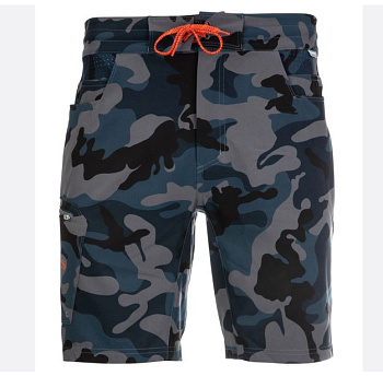 Картинка: шорты simms seamont board shorts woodland camo storm