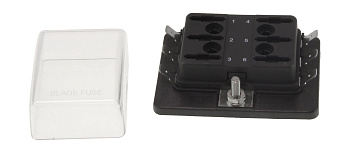 Картинка: блок на 6 предохранителей atp/atc/ato с крышкой