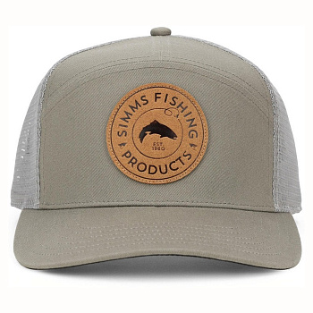 Картинка: кепка simms 7-panel tech trucker bay leaf