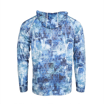 Картинка: футболка fhm mark hoodie aqua fulgor