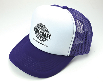 Картинка: кепка gan craft wire circle mesh purple white