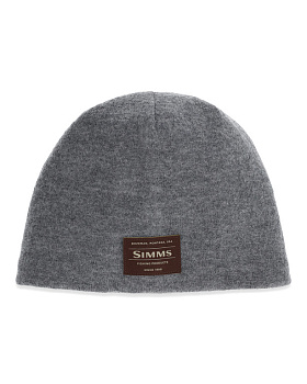 Картинка: шапка simms hayward wool beanie gunmetal