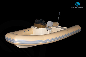 Картинка: лодка риб skylark f480  улучшенные цвета