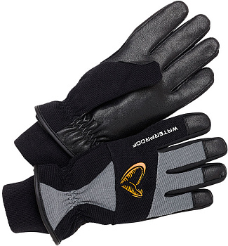 Картинка: перчатки savage gear thermo pro glove grey/black