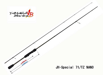 Картинка: спиннинг yamaga blanks blue current 71/tz nano jh-special