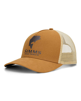Картинка: кепка simms double haul trucker sepia