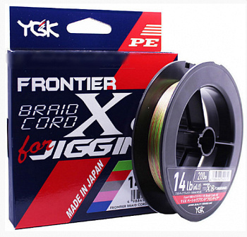 Картинка: шнур ygk frontier braid cord x8 for jigging