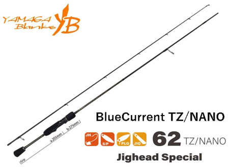 Спиннинг Yamaga Blanks Blue Current 62 Tz Nano JH-Special