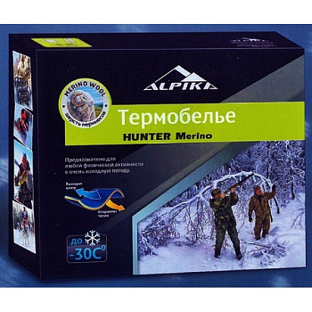 Картинка: термобелье alpika hunter merino