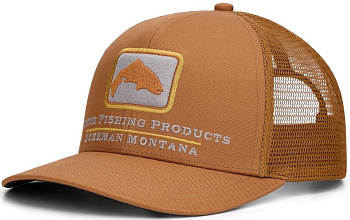 Картинка: кепка simms double haul icon trucker earthenware