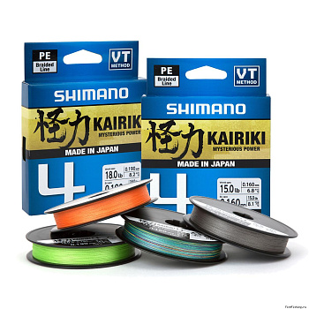 Картинка: шнур shimano kairiki 4 pe 