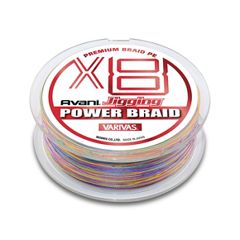 Картинка: шнур varivas avani jigging power braid pe x8