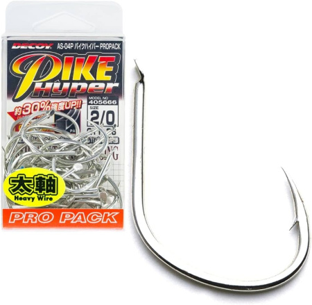 Одинарный крючок Decoy Pike Hyper AS-04P